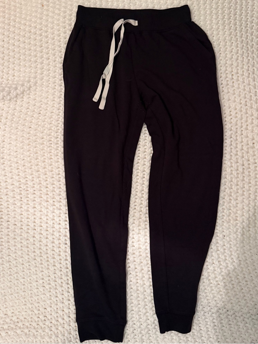 Women’s Black Jogger Sweatpants with Drawstring